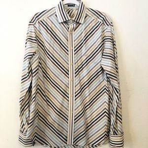 FINAL! NWOT! ROBERT GRAHAM LONG SLEEVE STRIPED BUTTON DOWN SHIRT
